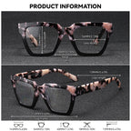 BARCUR Large Fashionable Frame Pink Reading Glasses for Women – Stylish Square Thick Frame Eyewear with Multi-Degree Options for Men & Women – Lightweight Blue Light Blocking Computer Glasses with White Gift Box for Home Office & Study Stevvex