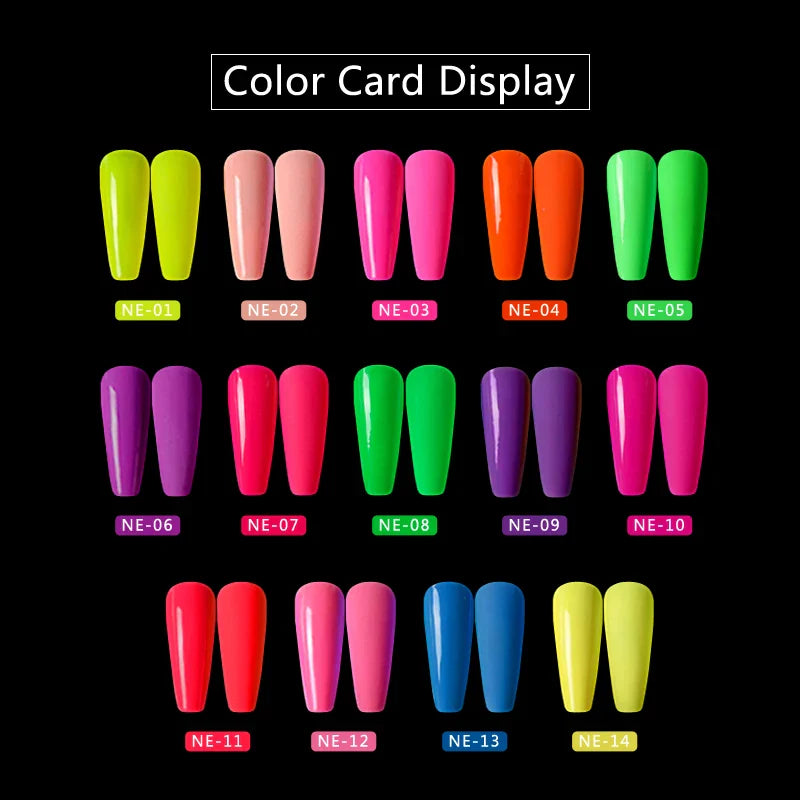 CHUNSHU 15ml Fluorescence Gel Nail Polish Semi Permanent UV/LED Nail Gel Long Lasting Varnish For Nails Art Manicures Soak Off Lootquake LLC
