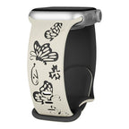 Apple Watch Engraved Silicone Strap - Comfortable Waterproof Band