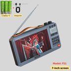 SANSUI Wireless Bluetooth Speakers Home Full-band Radio LED HD Video Player Portable MP4 Walkman Built-in Rechargeable Battery Lootquake LLC