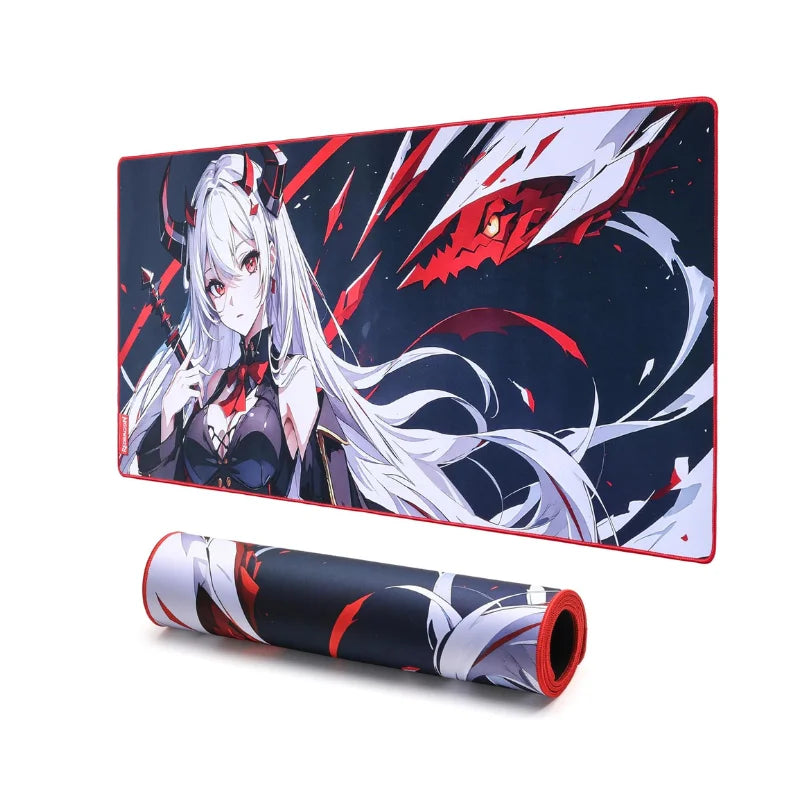 Redragon EISA P047 Anime Gaming Mouse Pad - Smooth Lycra Surface, Anti-Slip Rubber Base, Spill-Resistant, Durable 5mm Thick Lootquake LLC