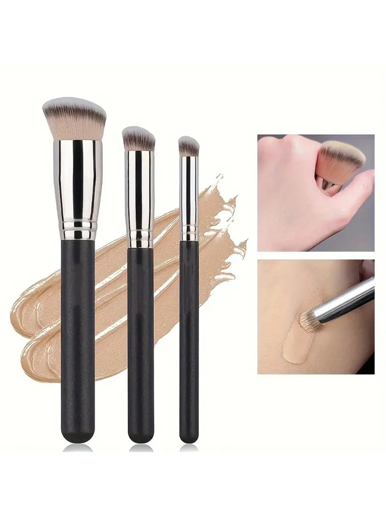 Foundation Concealer Brush, Premium Contour Blusher Brushes, Flawless Under Eye Dense Face Makeup Brush For Blending Lootquake LLC