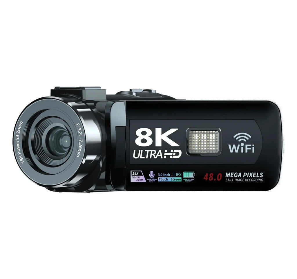 YouTube Camcorder 8K Ultra HD camera Camcorders 48MP Streaming Camera 3.0"Touch Screen Digital Video Camera Lootquake LLC