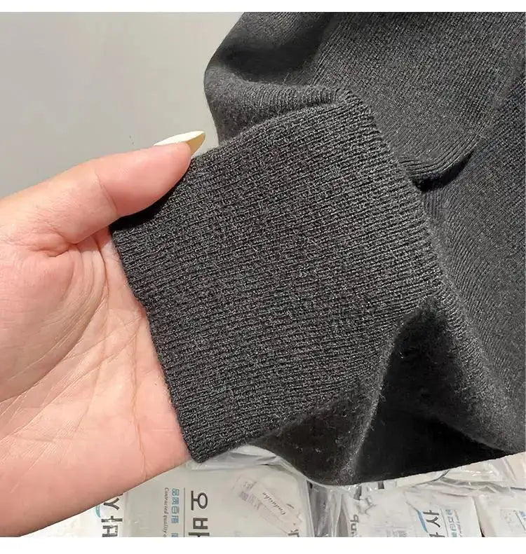 Half High Collar T-shirts Flying Sleeve Design Slim Knitted Sleeveless Top Women Simple Comfortable White T-shirts Summer 2025