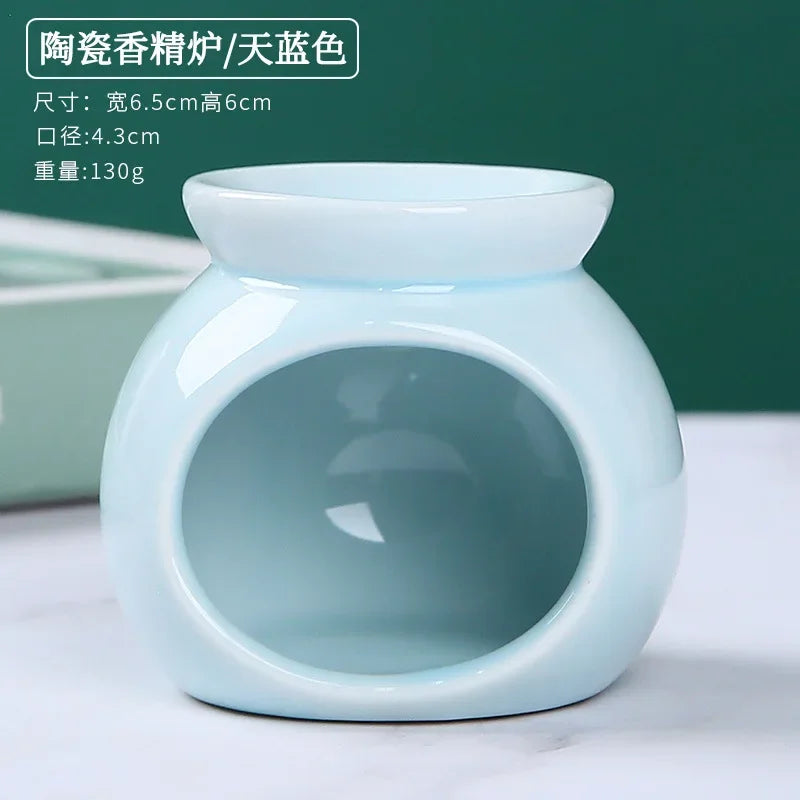 Essential Oil Burners Wax Melt Warmer Aromatherapies Aromas Diffuser Furnaces Ceramics Tealight Holder Decors Lootquake LLC