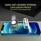 2Pcs Film for IPhone 12 13 Pro Max Mini Screen Protectors for IPhone 11 14 Pro XS Max X XR 6 6s 7 8 Plus SE Not Glass Anti-Scratch Eye-Protection HD Clear film Screen Protector Stevvex