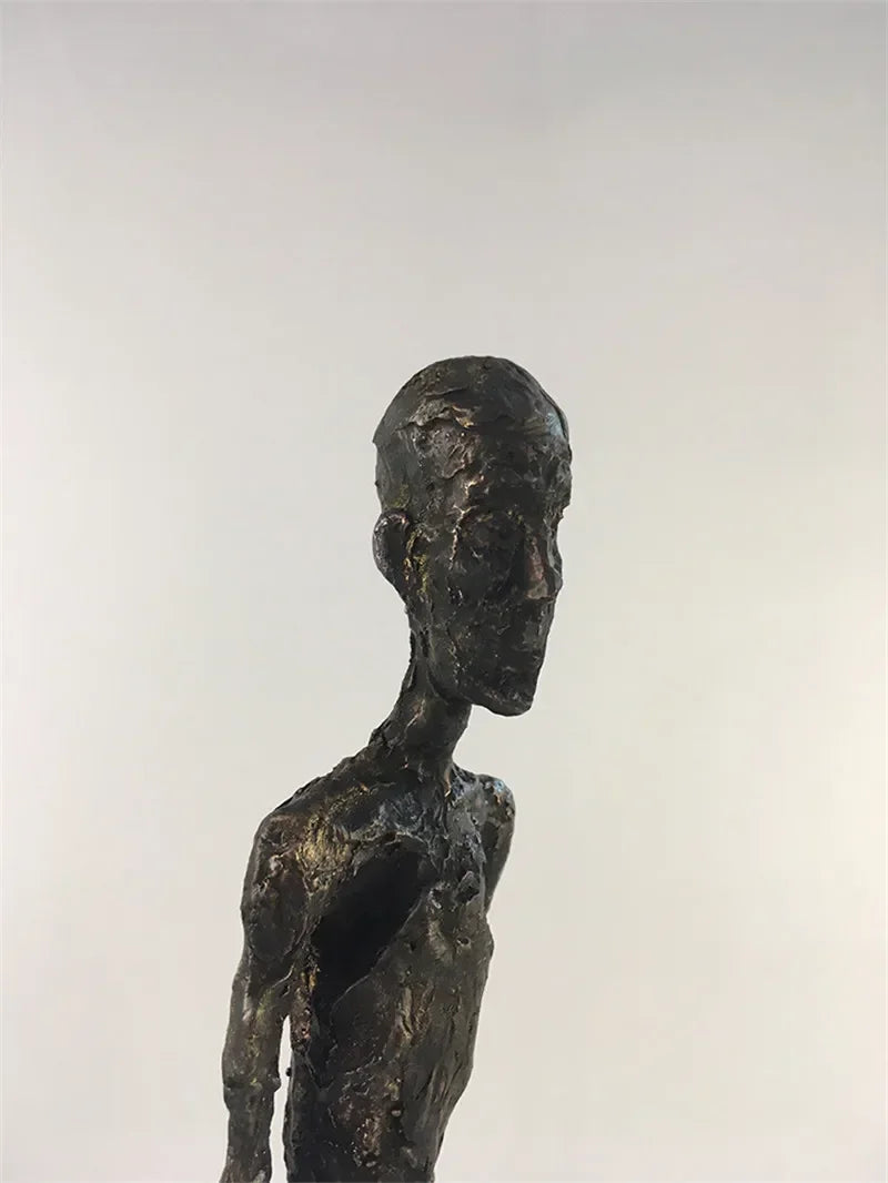 Large Handmade Abstract Walkers Sculpture Brass Bronze Traveler Walking Man Statue Person Walker Decoration Office Home Decor Lootquake LLC