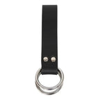 Skirt Hook Strap Medieval Belt Skirt Hikes Double Ring Faux Leather Loop Renaissance Accessory for Women's Long Dress Fixation