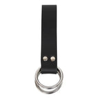 Skirt Hook Strap Medieval Belt Skirt Hikes Double Ring Faux Leather Loop Renaissance Accessory for Women's Long Dress Fixation