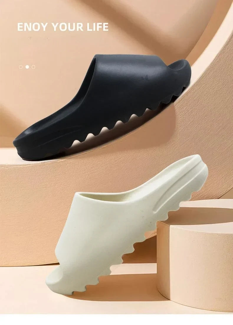 Size Super Soft Eva Sole Summer Slippers for Men Women Bottom Indoor Home Slides Sandals Beach Shoes Male Slippers Flip Flops Lootquake LLC