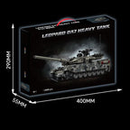 Military WW2 MOC Leopard 2A7 Army Main Battle Tank Soldiers Building Blocks Bricks M1 T90M Tank Set For Children Boys Gifts Lootquake LLC