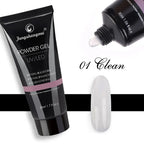 Poly Nail Gel 30g Nude Nature Builder for Nail Extension All Season Gel Color for 3D Molding Gel Nail Strengtheners Long Lasting