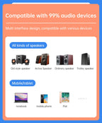 Bluetooth 5.3 Audio Receiver Support USB U-Disk Play Wireless Adapter R/L 2 RCA/3.5MM AUX/Optical Fiber Jack For Car Kit Speaker Lootquake LLC