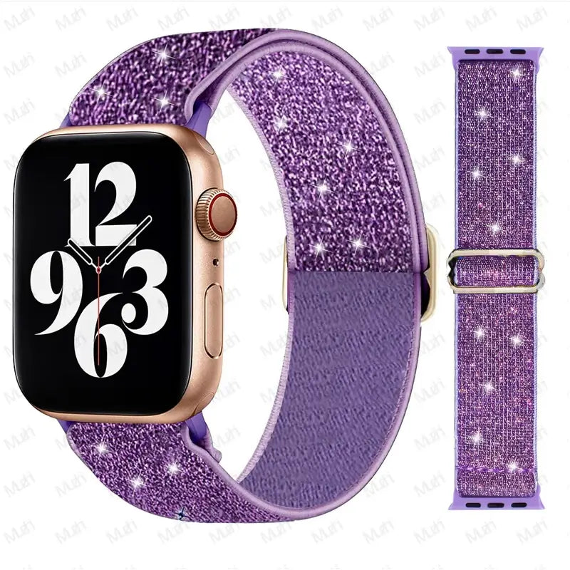 Apple Watch Nylon Band - Stylish, Durable, Elastic Design - SJB-DIAMOND ELITES