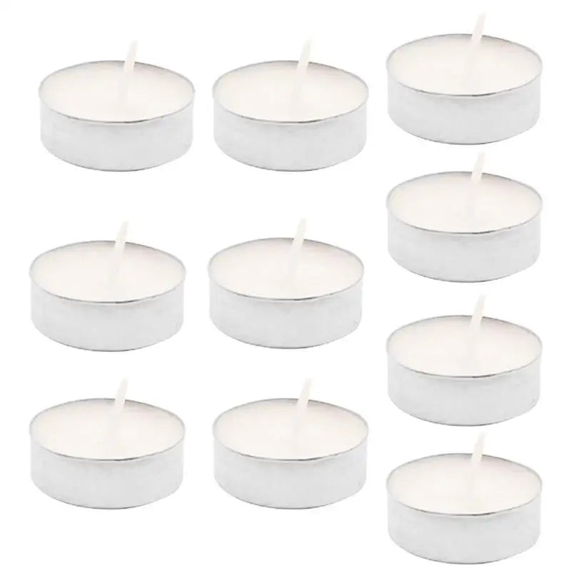 Mini Candle Multipurpose Smoke-free Safe Mini Candle For Weddings Fragrance-free And Convenient Unscented Candles For Bathroom