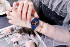 Luxury Mesh Steel Belt Quartz Wristwatches Eiffel Tower Watch for Women Simple Ladies Dress Party Watch Relógio Feminino Gifts