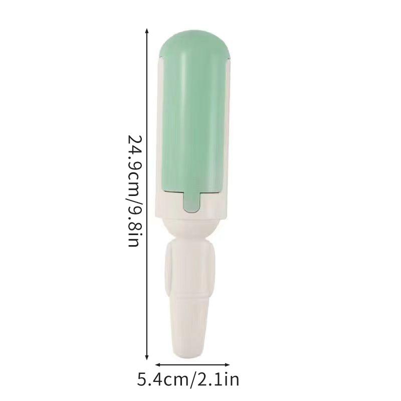 Pet Hair Remover Lint Rollers Brushes Clothes Hairball Remover Brush Dust Sticky Cleaner Fur Clean Pet Hair Tools  Reusable Pet Hair Remover with Self-Cleaning Base Pet Hair Double Sided Brush Stevvex