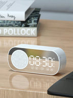 Wireless Bluetooth Speaker, Multi-functional Loud Subwoofer Clock, Mini AI Smart Alarm Clock Speaker Lootquake LLC