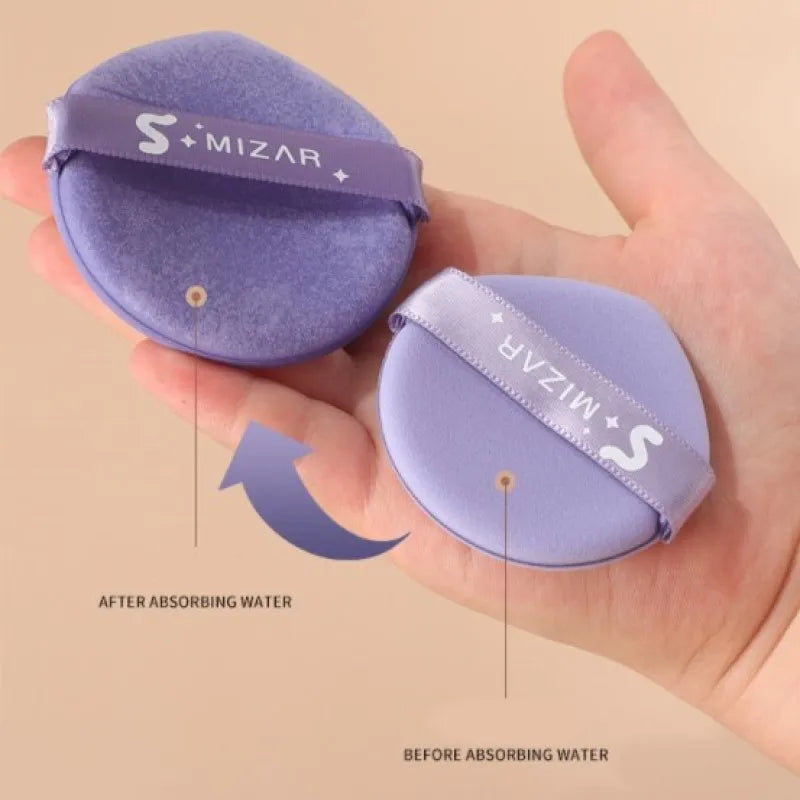 1PCS Round Square Triangle Shape Cosmetic Puff Soft Dry and Wet Dual-use Air Cushion Foundation Powder Sponge Puff Makeup Tools Lootquake LLC