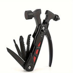 TrailMaster: Compact Multitool & Tactical Hammer THRIXINE