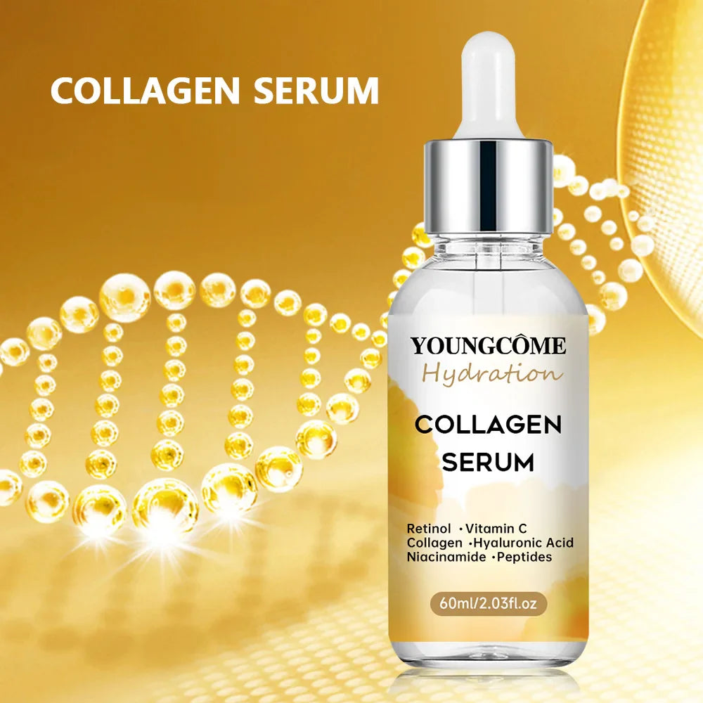 Collagen Face Serum Skincare Facial Essence Liquid Moisturizing Soothing Nourishing Face Serum Pore Shrink Skin Care Korea 2025 Lootquake LLC