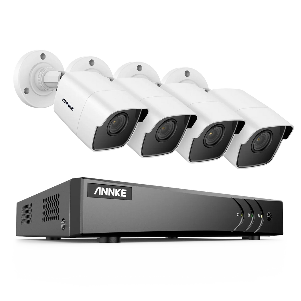 ANNK H.265+ 5MP Lite Ultra HD 8CH DVR CCTV Security System 8PCS Outdoor 5MP EXIR Night Vision Camera  Video Surveillance Kit