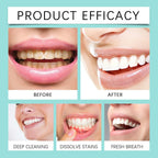 Brightening Whitening Yellow Tooth Toothpaste Foam Cleaning Effective Removal of Tooth Stains, Oral Cleaning Product Lootquake LLC