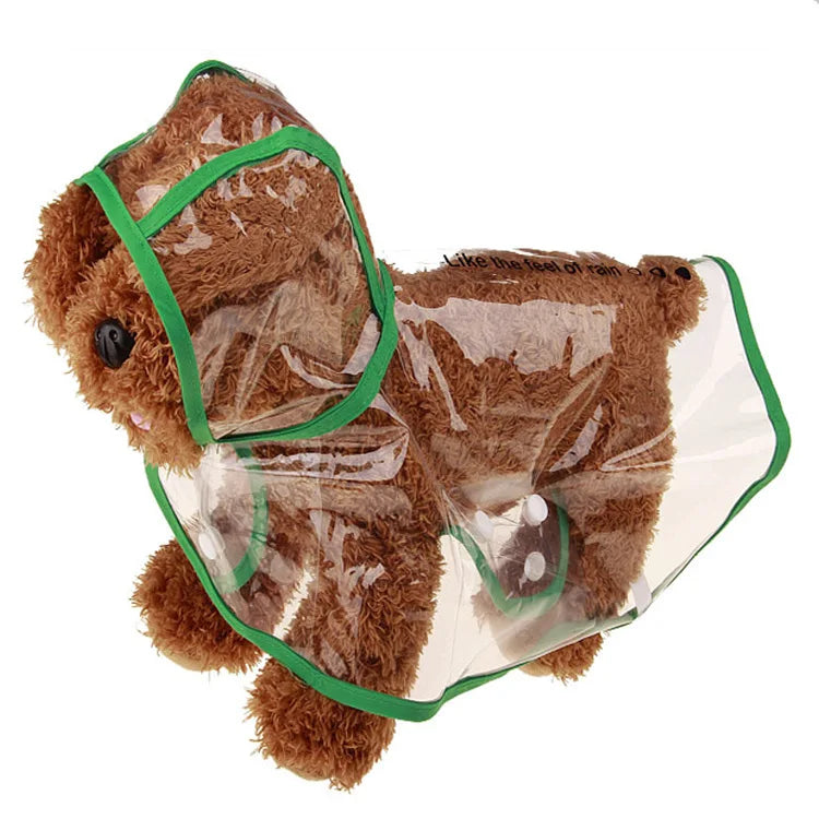 Pet Supplies Dog Raincoat Waterproof New Transparent Plastic Fashion Poncho Personalized Color Edge Costumes for Large Dogs Lootquake LLC