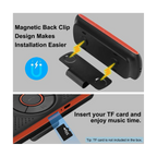 Car Bluetooth Speaker Bluetooth in Car Speakerphone for Handsfree Talking, Wireless Car Music Player with Visor Clip Lootquake LLC