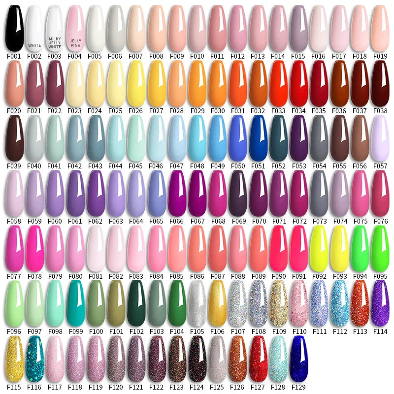 LILYCUTE 5Pcs/Set 7ML Red Brown Nail Gel DIY Nail Art Semi Permanent UV Gel Polish Long Lasting Design Manicure Kit Supplies Lootquake LLC