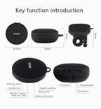 Bicycle Bluetooth Portable Wireless Sound Box with Bracket Handlebar Speaker Waterproof Subwoofer for Scooter Outdoor