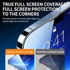 8K HD Anti Peeping Luxury Fast Install Full Cover Glass Screen Protector For iPhone 14 13 12 11 PRO MAX MINI X XS 9H Hardness Tempered Glass Scratchproof Shatterproof Bubble Free Screen Protector For iPhone Stevvex
