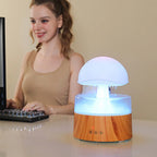 Mi Mushroom Air Humidifier Wireless Fragrance Diffuser Bedroom Essential Oils Diffuser Rain Cloud Night Light Home Appliance Lootquake LLC
