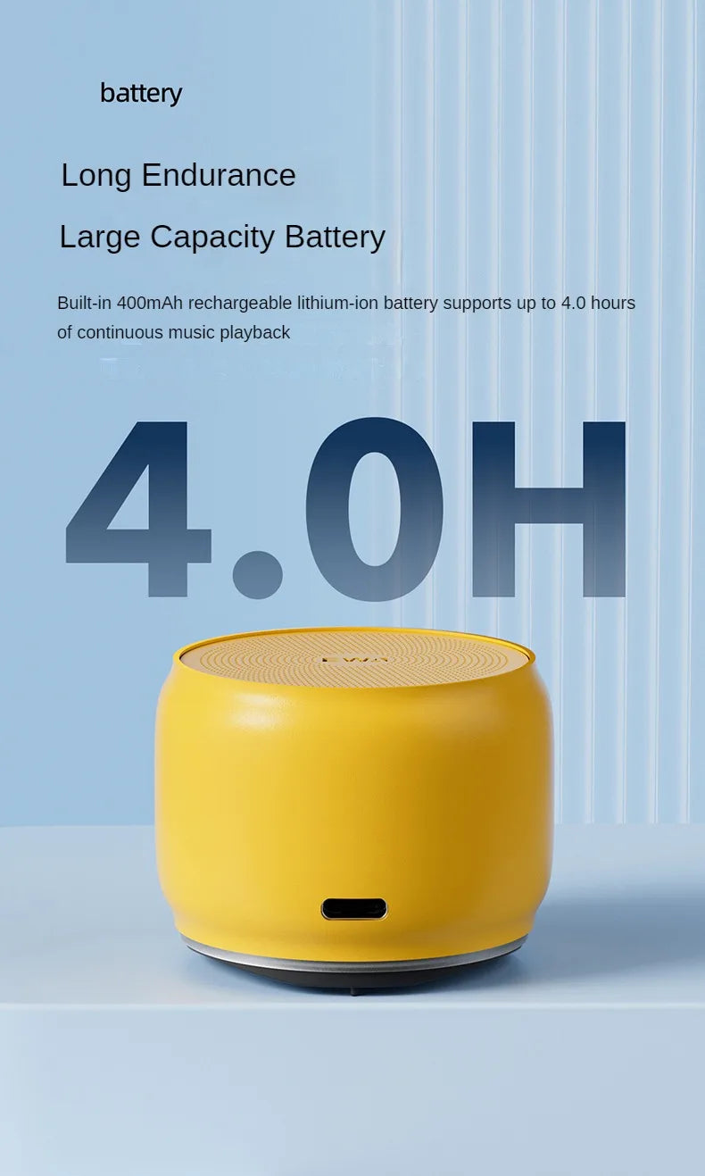 EWA A126 Bluetooth Speaker Mini Portable Aluminum Alloy Heavy Bass High Sound Quality Large Volume Indoor And Outdoor Speakers Lootquake LLC