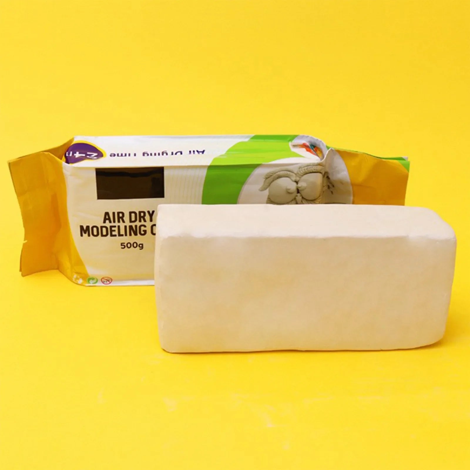 Cold Porcelain Sculpt Air Dry Clay Soft Paper Clay Plaster Modeling Stone Powder Clay Air Dry Hardening DIY Sculpture Statue
