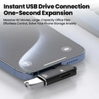 High-Speed 3 in 1 USB 3.0 Type C to TF Card Reader Adapter Memory Card OTG Reader for iPhone 15/16 Huawei PC Laptop