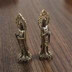 Kwan Yin Statues Buddha Figurine Craft 2.4 Inch Buddhist Avalokiteshvara Statue Chinese Feng Shui Sculpture Crafts Figurine Lootquake LLC