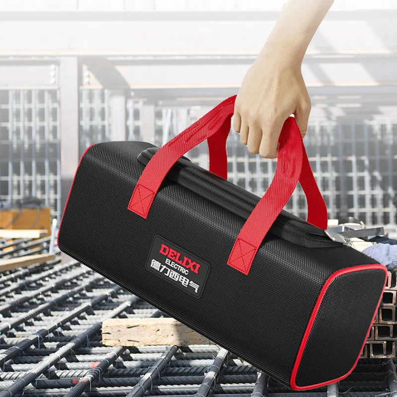 DELIXI ELECTRIC Tool Bag Oxford Cloth Portable Storage Bag, Professional Electrician and Carpenter Repair, Home Storage, HandBag Lootquake LLC
