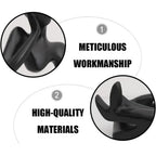 Decorations for Home Living Room Office Mini Thinker Sculpture Ornaments Resin Black Modern Abstract Sculptures Desktop