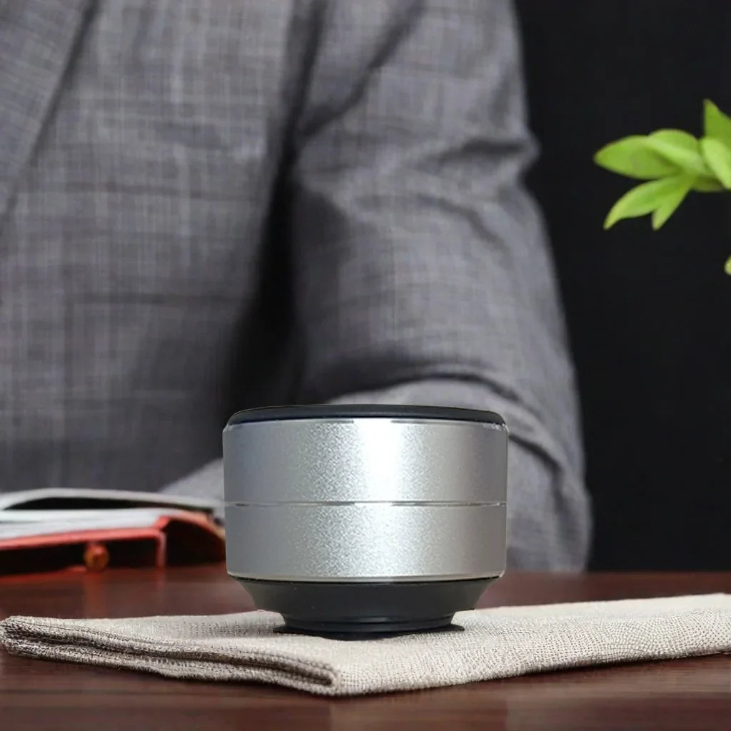 Wireless Bluetooth Vibration Speakers Mini Bone Conduction Speaker Stereo Audio Digital TWSDropshipping Portable Metal Speaker Lootquake LLC
