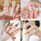 6 Colors Gel Nail Art Plaster Effect 3D Sand Texture No Need Top Coat Gel Polish UV Nail Polish Lacquer Varnish Lootquake LLC