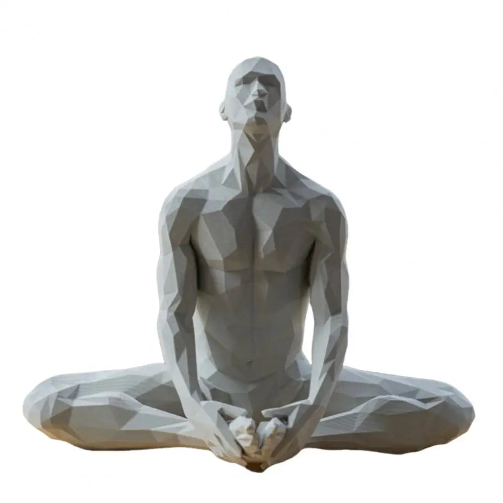 Yoga Man Meditating Abstract Statues Sculptures Yoga Figurine Nordic Living Room Home Decor Decoration Desk Ornaments Decor  ﻿