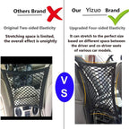 Car Storage Net Bag Between Seats Car Divider Pet Barrier Stretchable Elastic Mesh Bag Organizer Auto Accessories Lootquake LLC