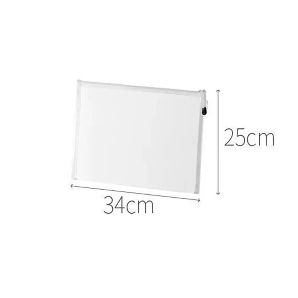 3pcs/1pcs Mesh Zipper Pouch Document Bag Children's puzzle piece storage bag Zip File Folders School Office Supplies Pencil Case Lootquake LLC