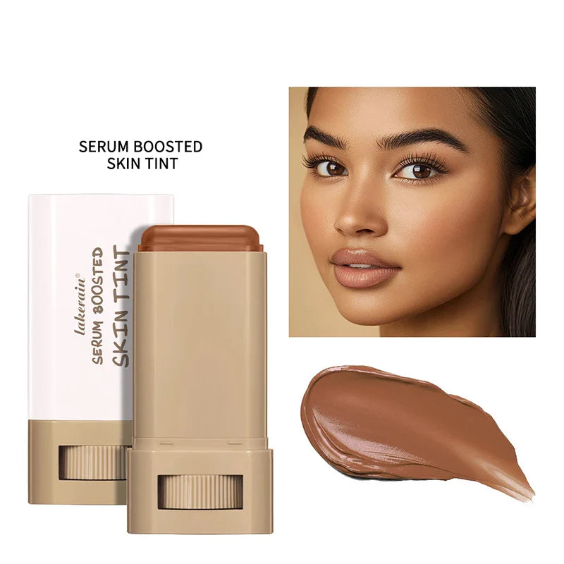 Foundation Balm Stick Serum Boost Skin Tint Foundation Stick Smooth Plumper Coverage Brighten Face Travel Foundation Makeup 2025 Lootquake LLC