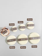 Small Flocking Mini Replacement Puff Loose Powder Foundation Puff Lootquake LLC