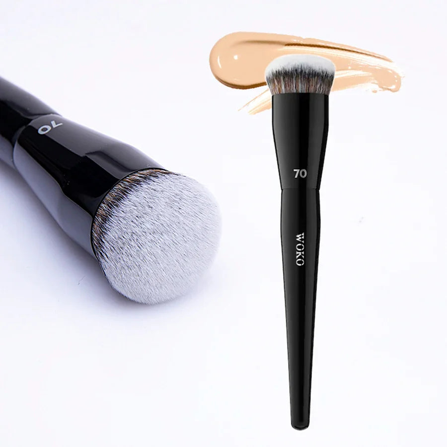 70 Pro Big Foundation Brush Cream Foundation Makeup Brush Chubby Professional Synthetic Hair Face Contour Foundation Makeup Tool Lootquake LLC