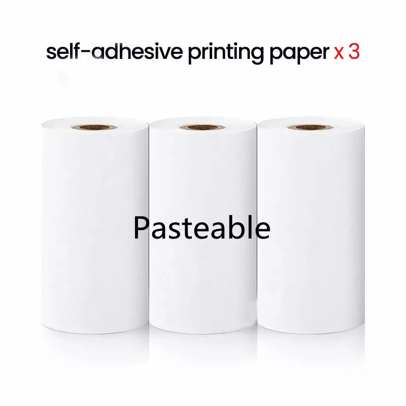 Mini Printer Paper Kids Instant Print Camera Thermal Colorful Adhesive Self-adhesive Paper for Wireless Bluetooth Printer 57mm Lootquake LLC