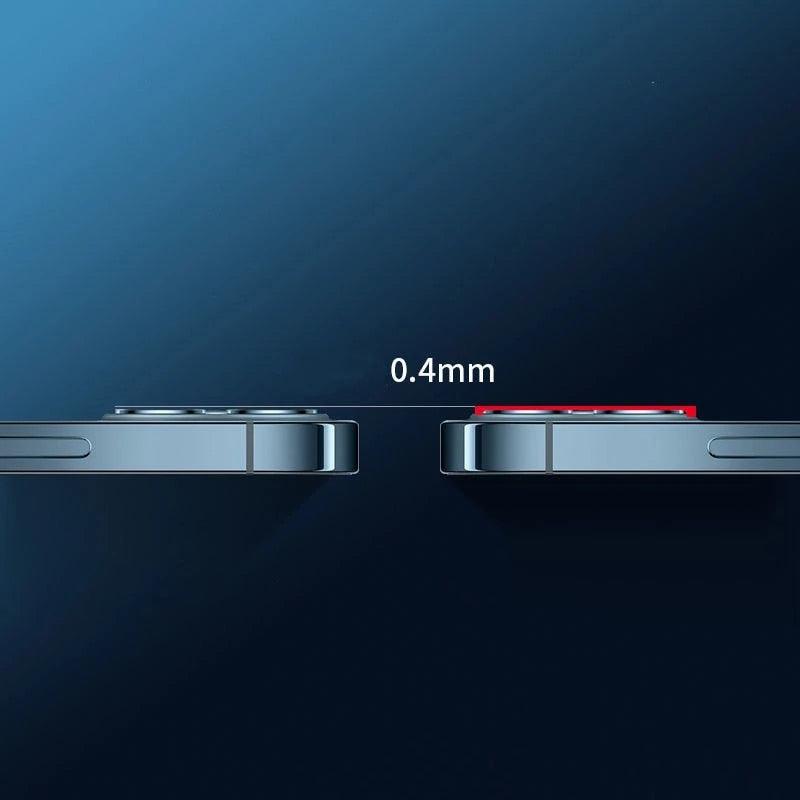 9H Tempered Glass Camera Cover Screen Protector Metal Individual Ring For iPhone Phone Glitter Camera Lens Protector Film For iPhone 14 13 12 11 Pro Max Luminous Lens Metal Glass Protective Cover Stevvex