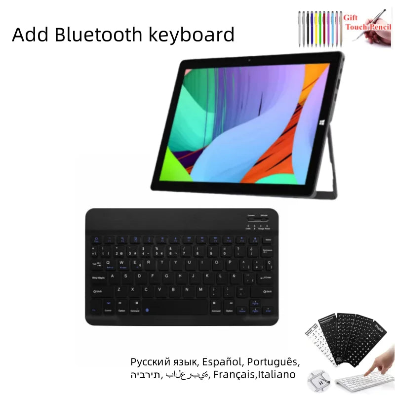 8GB RAM 512GB SSD ROM 11.6 Inch Windows 10 Tablet PC Intel Celeron Processor N4120 CPU 1920 x 1080 Pixel 2 x USB 3.0 Port Type-C